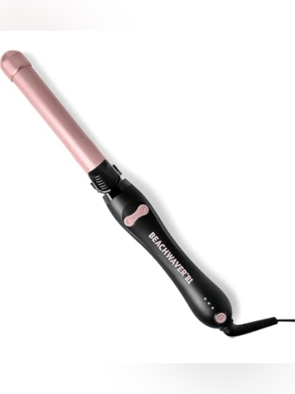 Beachwaver B1 Rose Gold and Black Curling Wand for Women